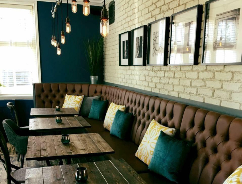 Restaurant after being refurbished using Q1 tape