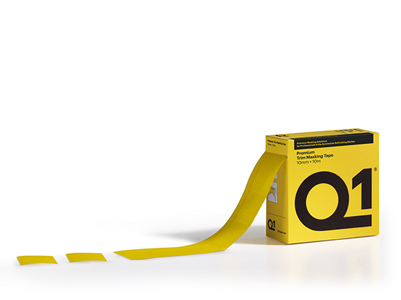 Q1 premium trim masking tape in its box